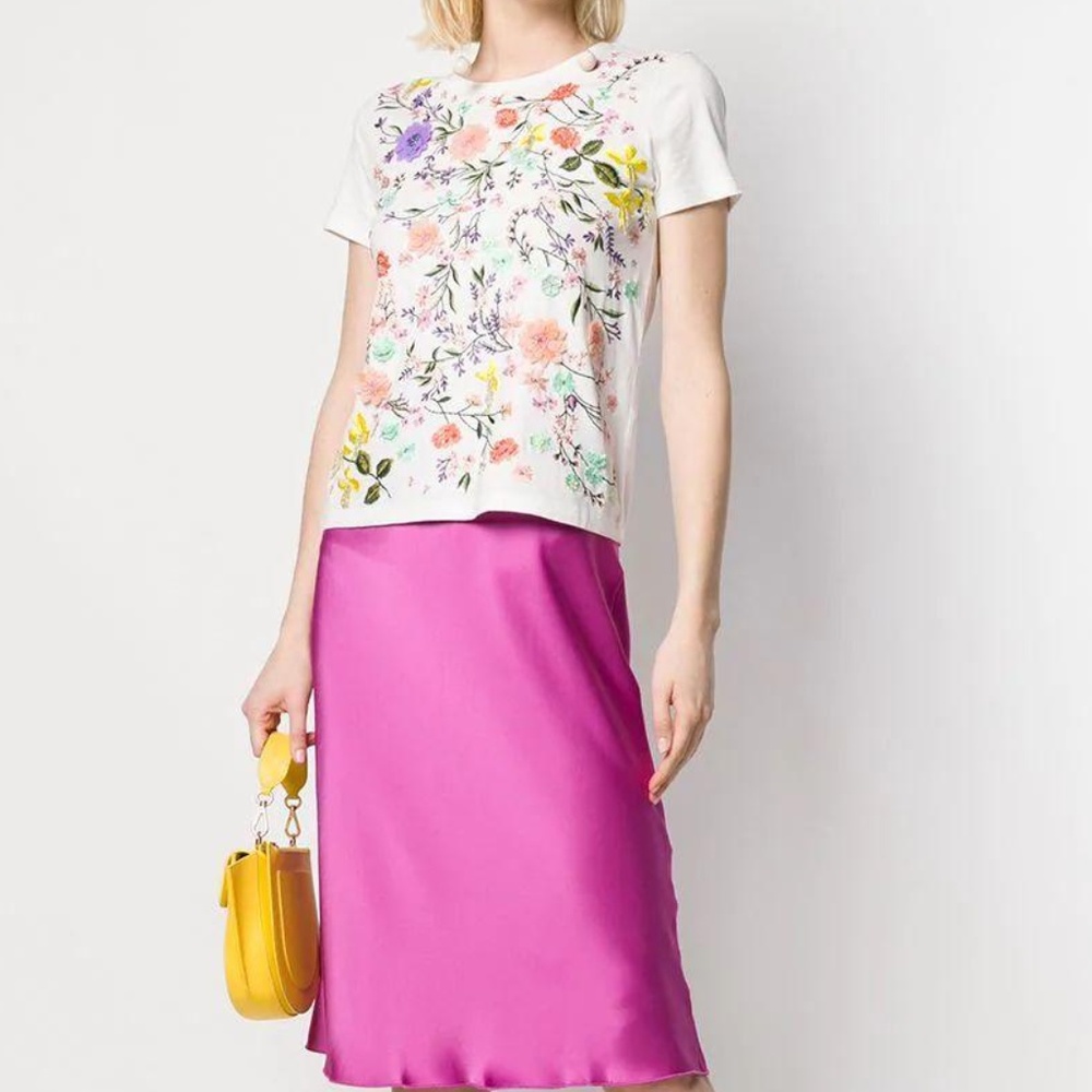 Alice + Olivia | Embroidered T-shirt